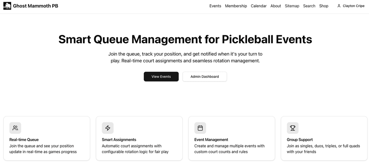 Ghost Mammoth Pickle Ball