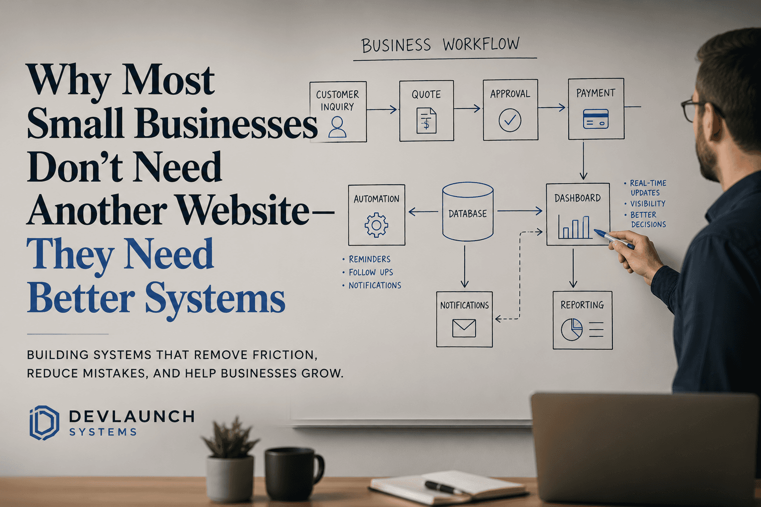 Why Most Small Businesses Don’t Need Another Website — They Need Better Systems